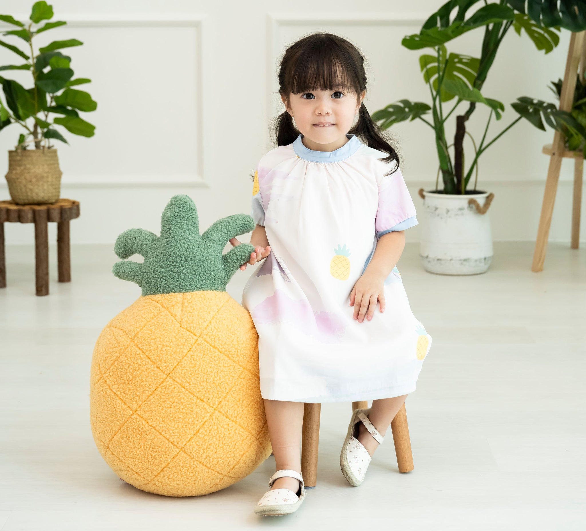 Girls pineapple dress best sale